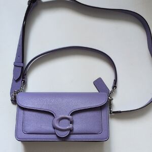 Coach Lavender Leather Crossbody Bag